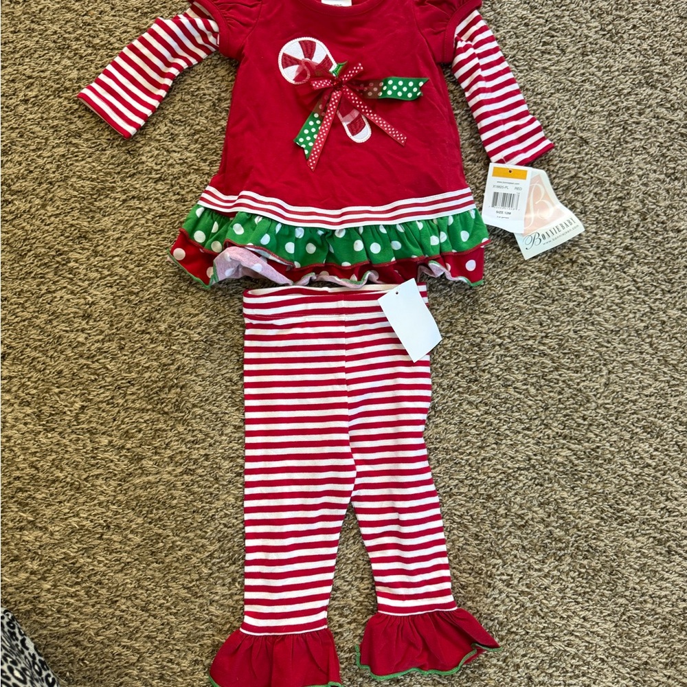 Rare Editions Red and Green Kids Holiday Set
